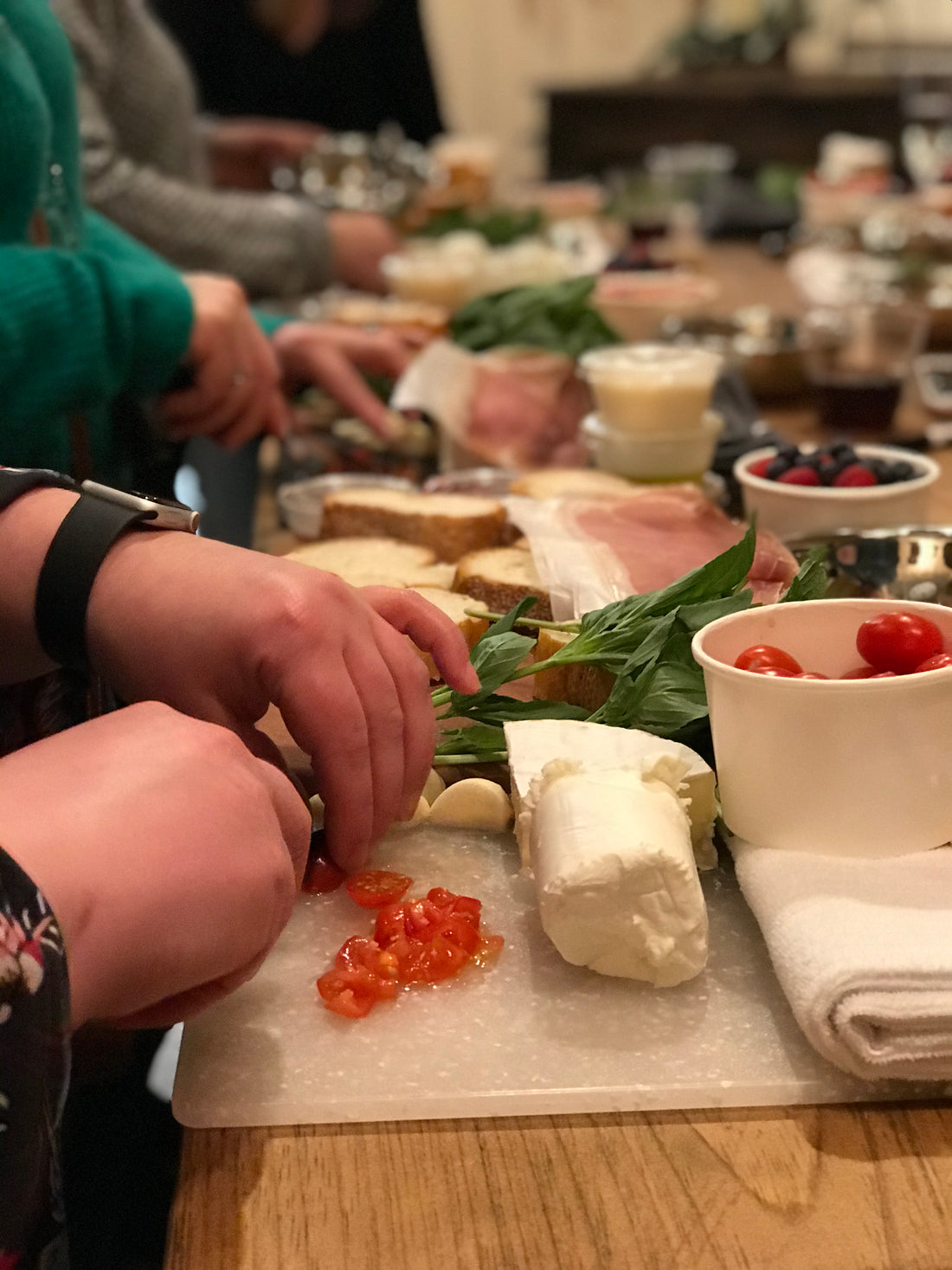 Gourmet Bruschetta Board