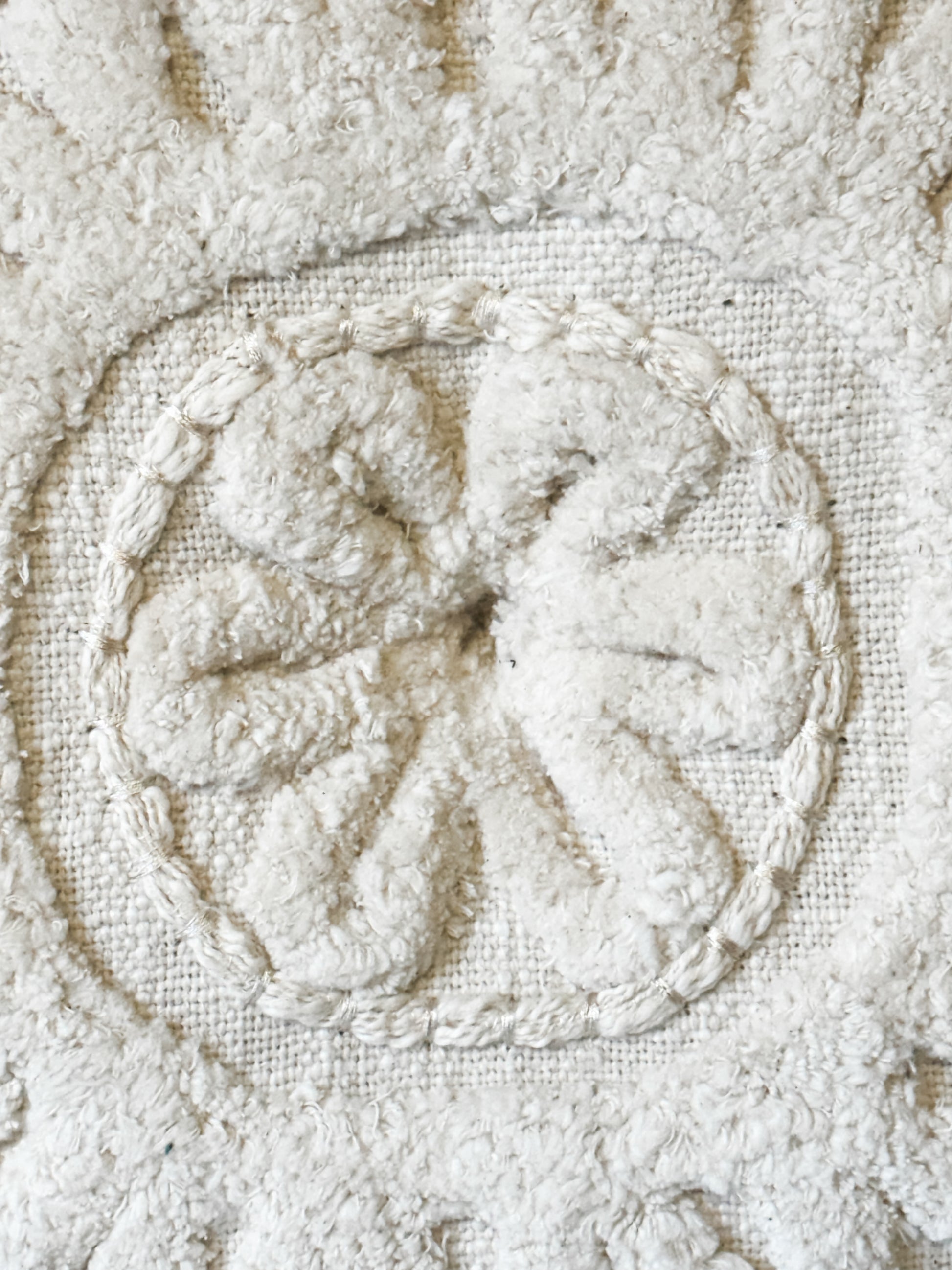 16" Calla Hand-Embroidered Round Decorative Pillow at the Rustic Barn in Killingworth, CT