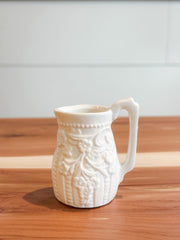 2 ounce vintage inspired stoneware creamer at the Rustic Barn in Killingworth, CT