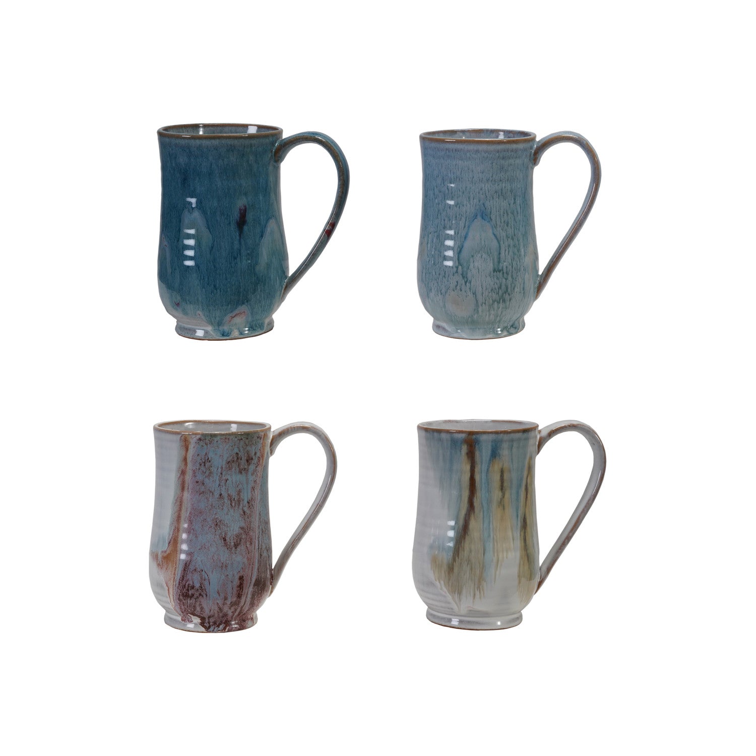 20 oz. Stoneware Mug, 4 Colors (Each One Will Vary)