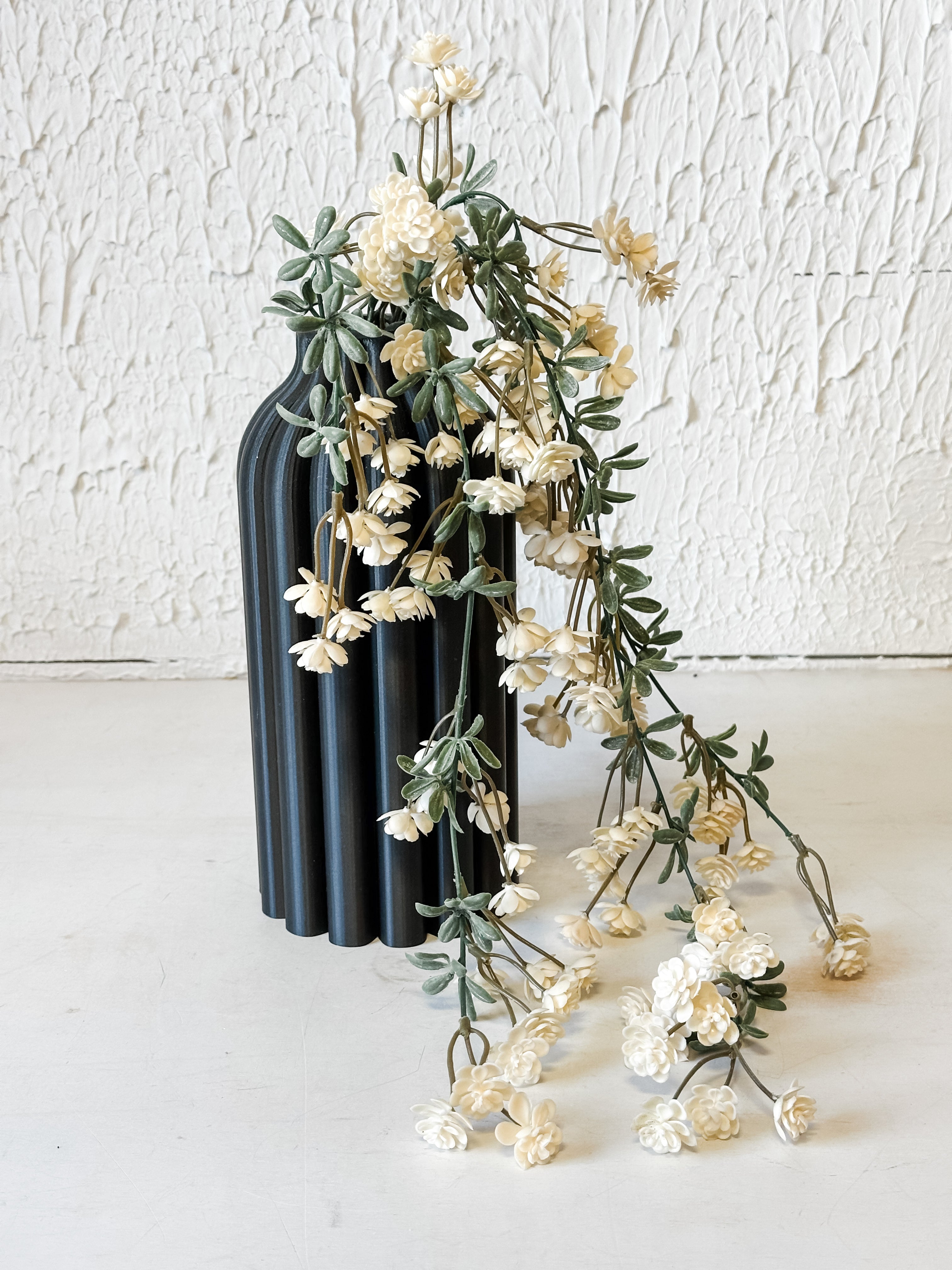 29" Alabaster Rosette Hanging Floral at the Rustic Barn in Killingworth, CT