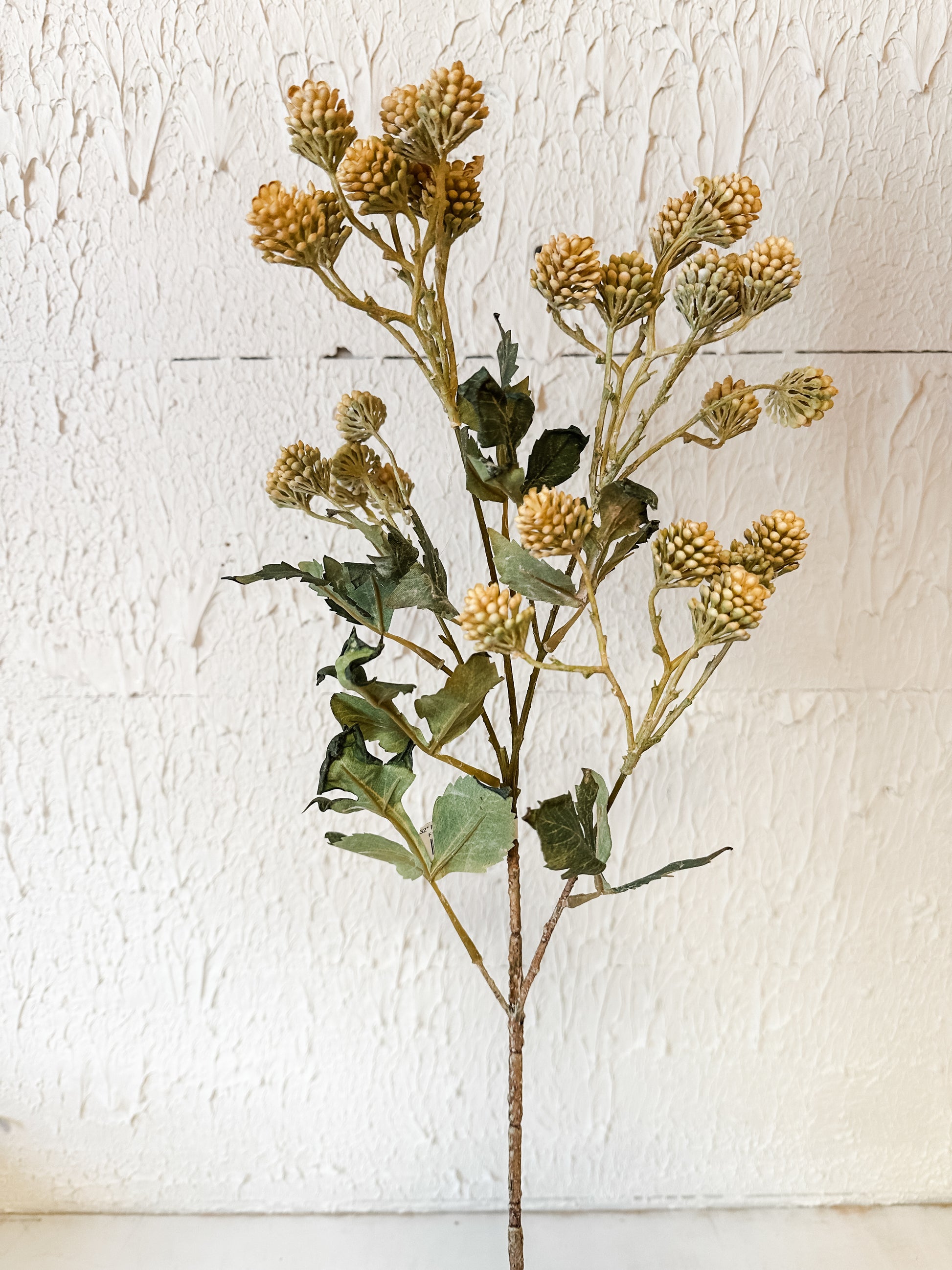 32 inch faux fall clover spray cream color at the Rustic Barn in Killingworth CT