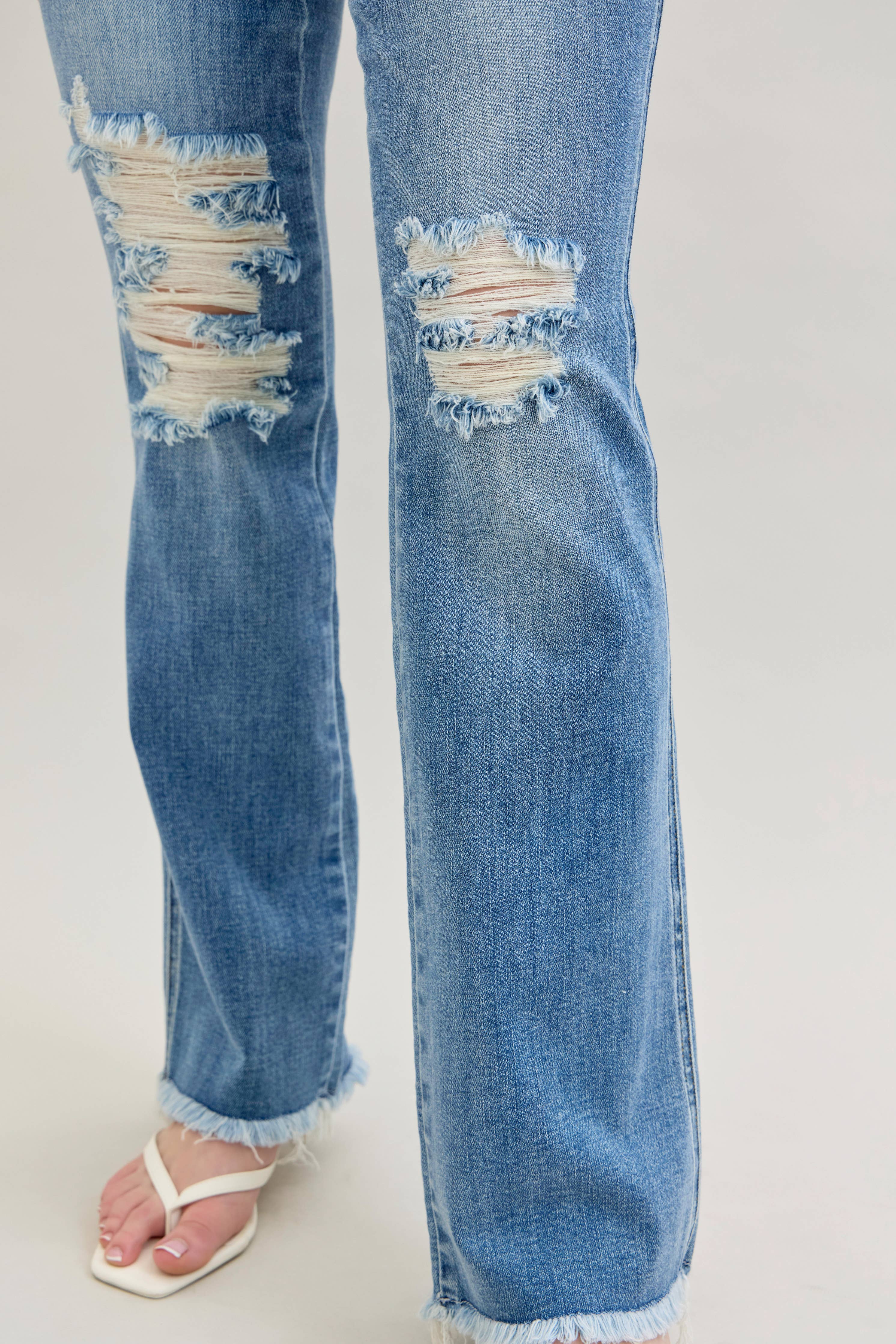 Vintage Edge High-Rise Bootcut Denim