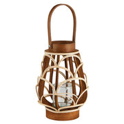 rustic wooden handcrafted lanterns at the rustic barn in killingworth ct