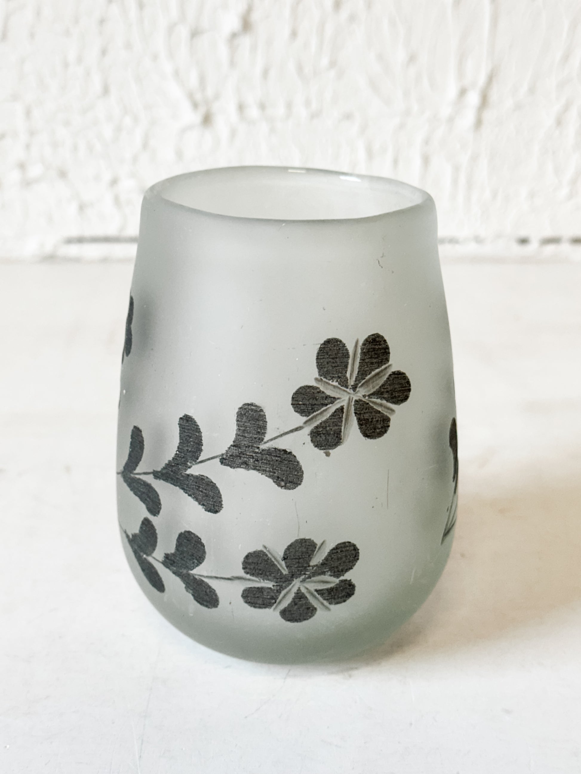 5" Black Floral Etched Tealight Holder at the Rustic Barn in Killingworth, CT