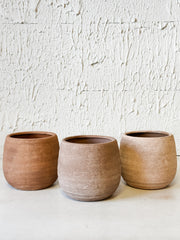 5" Coarse Texture Stoneware Planter at the Rustic Barn in Killingworth, CT