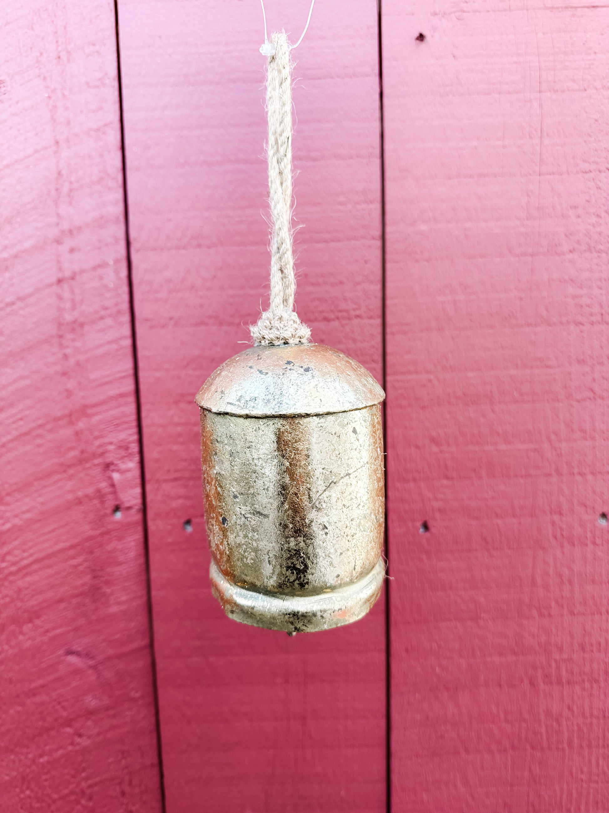 6" gold antique bell ornament at The Rustic Barn in Killingworth CT