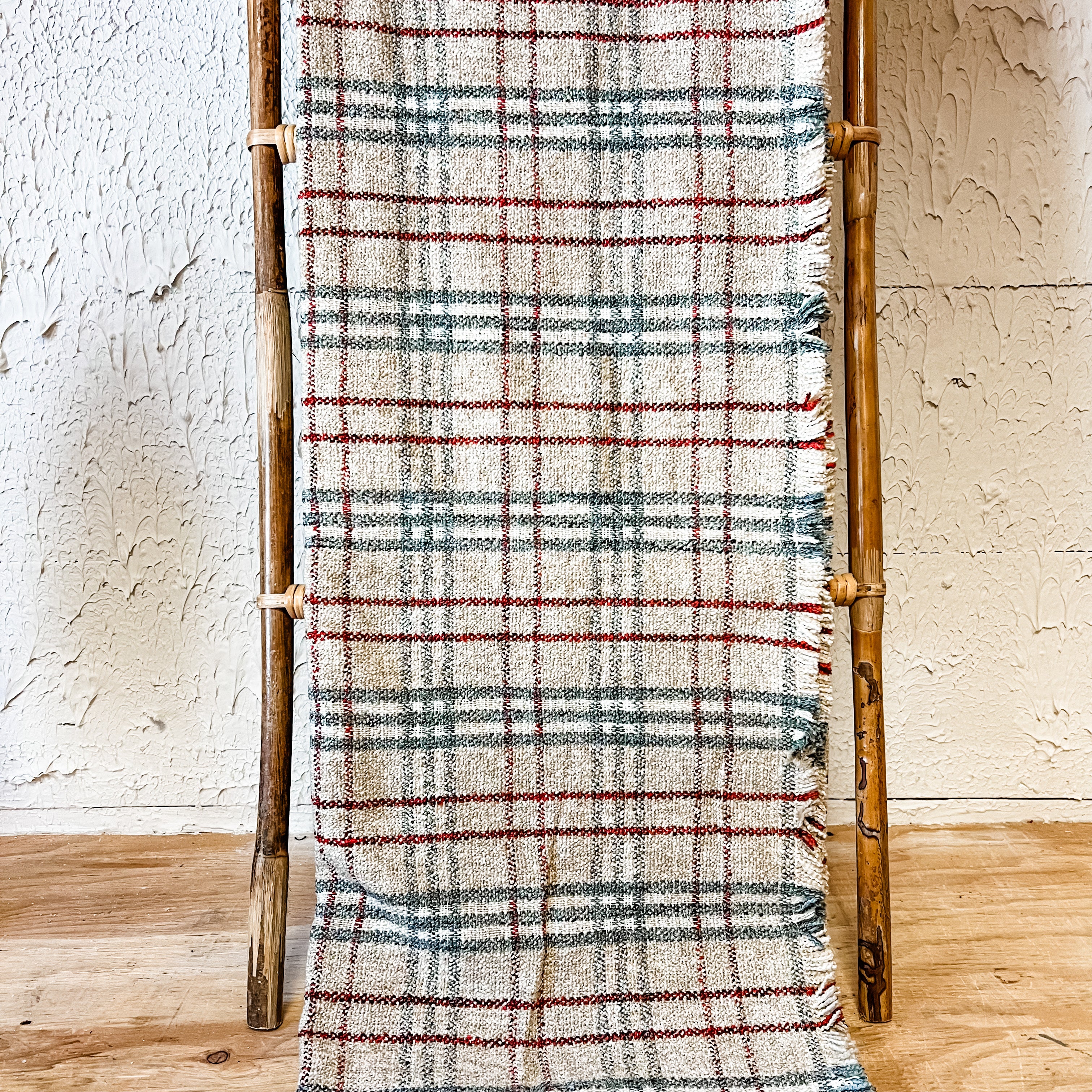 polyester teal burgundy and natural plaid throw blanket the rustic barn ct