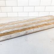 Marble and mango wood striped cheeseboard the rustic barn ct