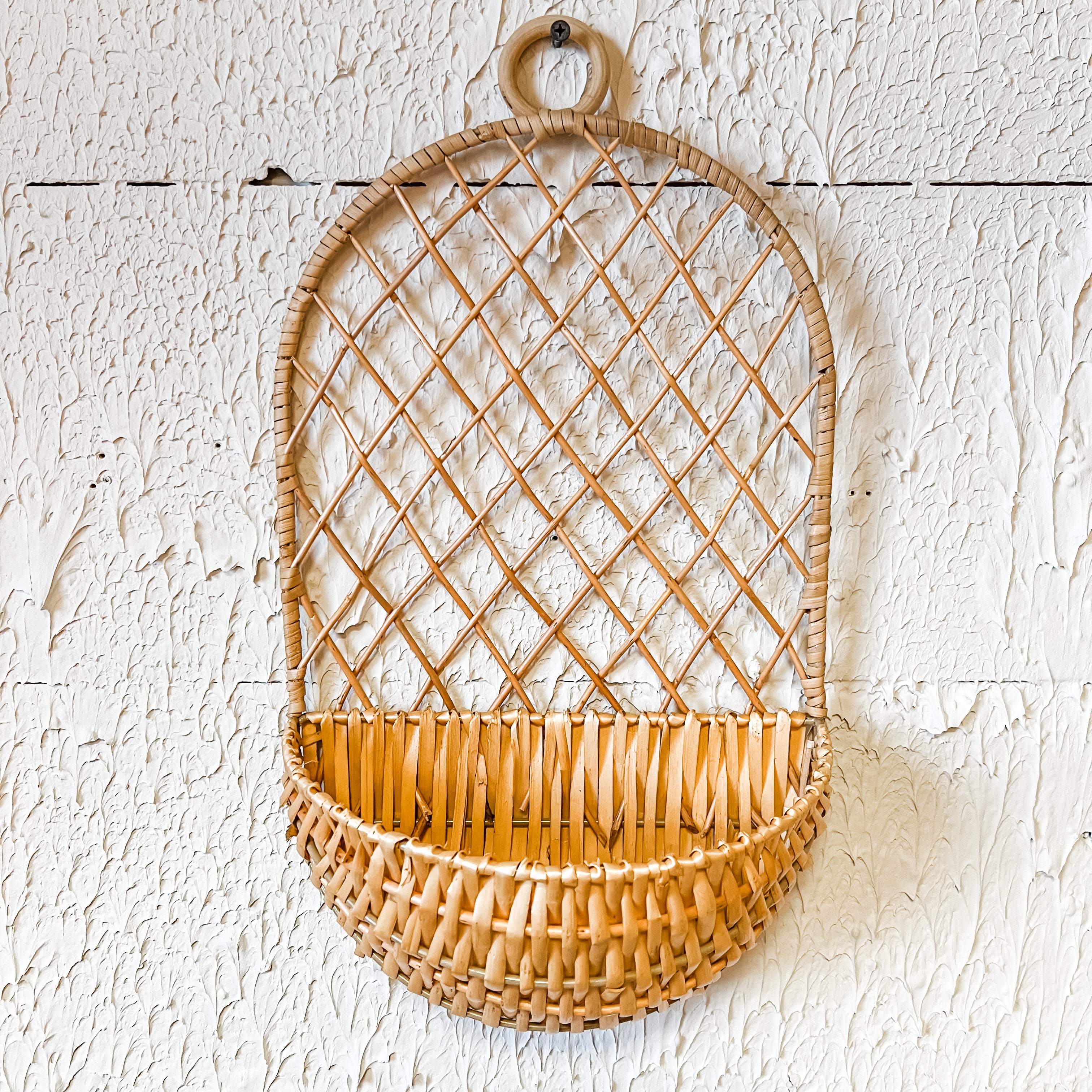 Hand-Woven Hanging Basket
