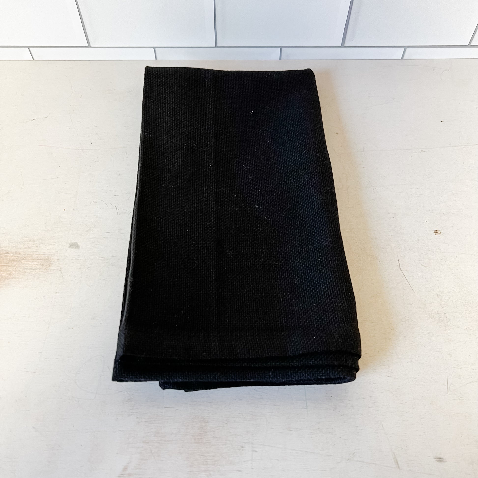 Casual cotton black napkins the rustic barn ct