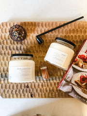 sweet indulgence candle bundle lemon pound cake and sorbet at the rustic barn in killingworth ct