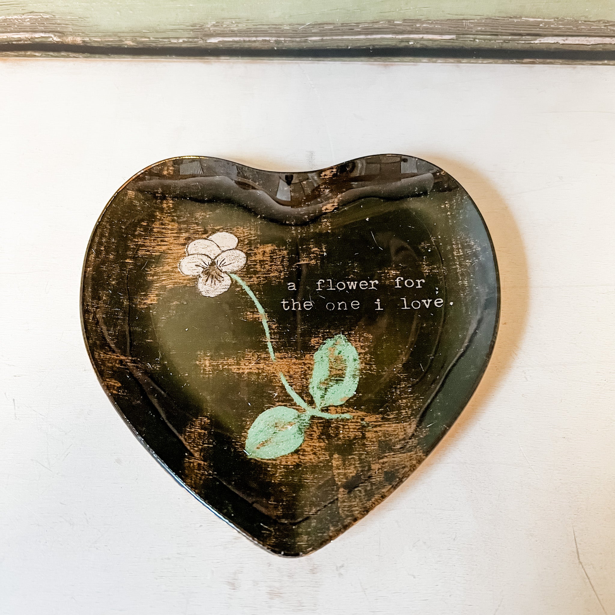 Small Heart Decoupage Plates