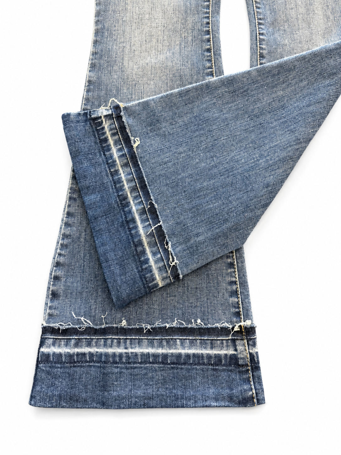 Slim Bootcut Jeans with Cuffed Release Hem – Yatesville Medium Wash at the rustic barn in killingworth ct