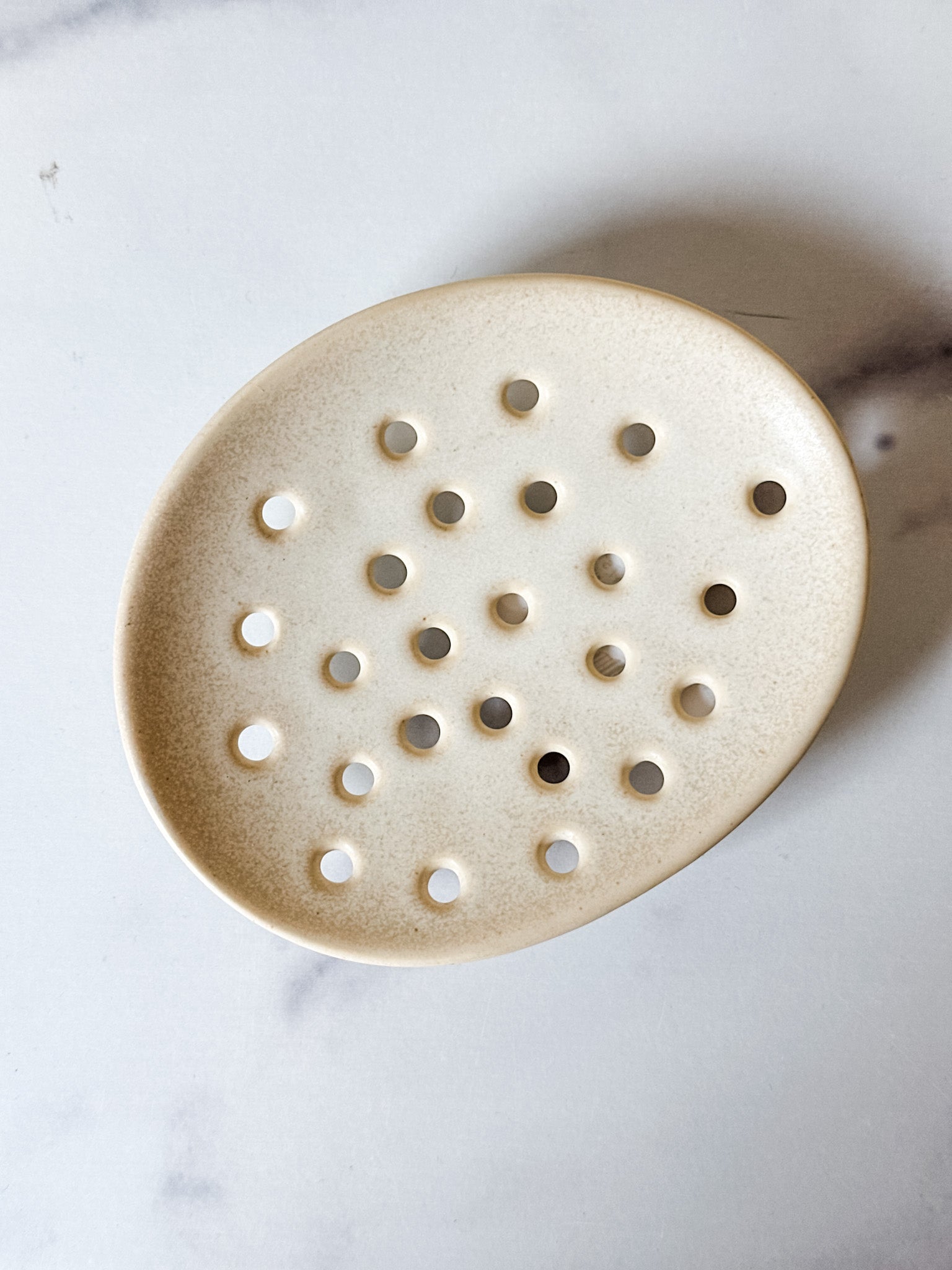 ceramic footed soap dish  at the rustic barn in killingworth ct