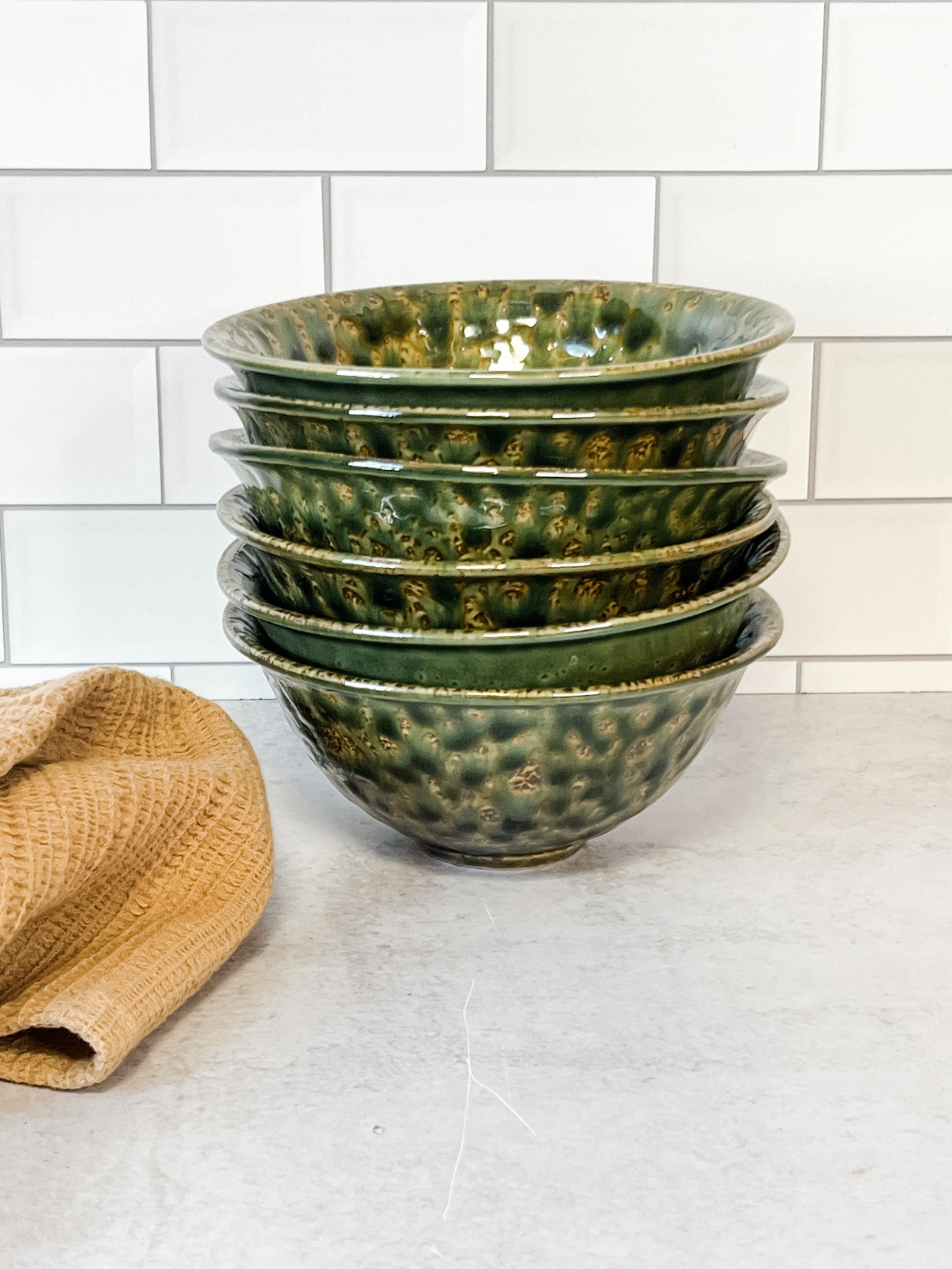 sage green glazed small bowl at the rustic barn in killingworth ct