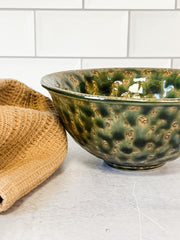 sage green glazed small bowl at the rustic barn in killingworth ct