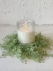 Baby Tears Greenery Candle Ring at the Rustic Barn in Killingworth, CT