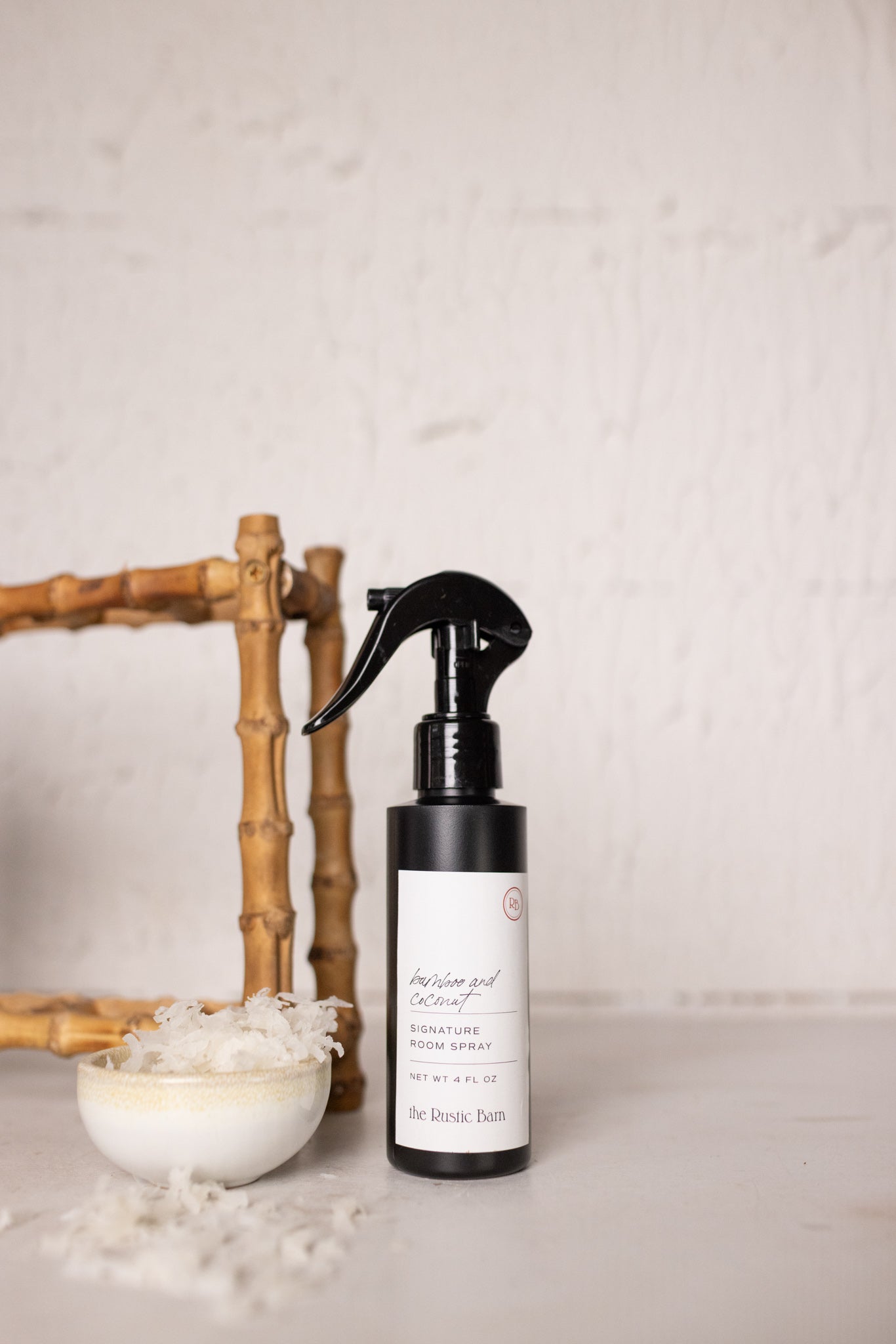 bamboo and coconut room spray at the rustic barn in killingworth ct