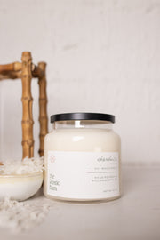bamboo and coconut hand poured soy candles at the rustic barn in killingworth ct