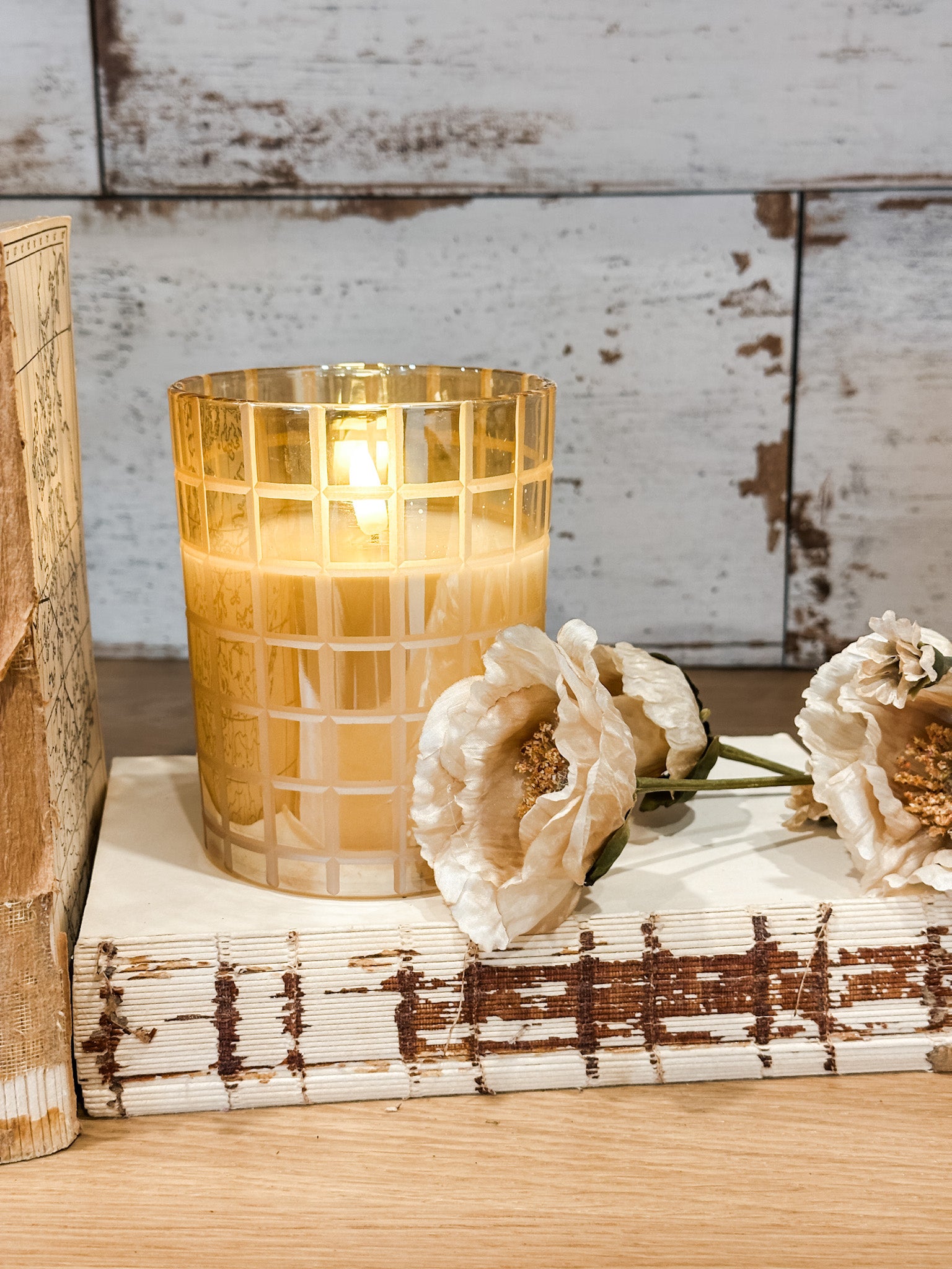 faux silk cream fall poppy long stem at the rustic barn in killingworth ct