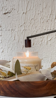 black metal candle snuffer at the Rustic Barn in Killingworth CT