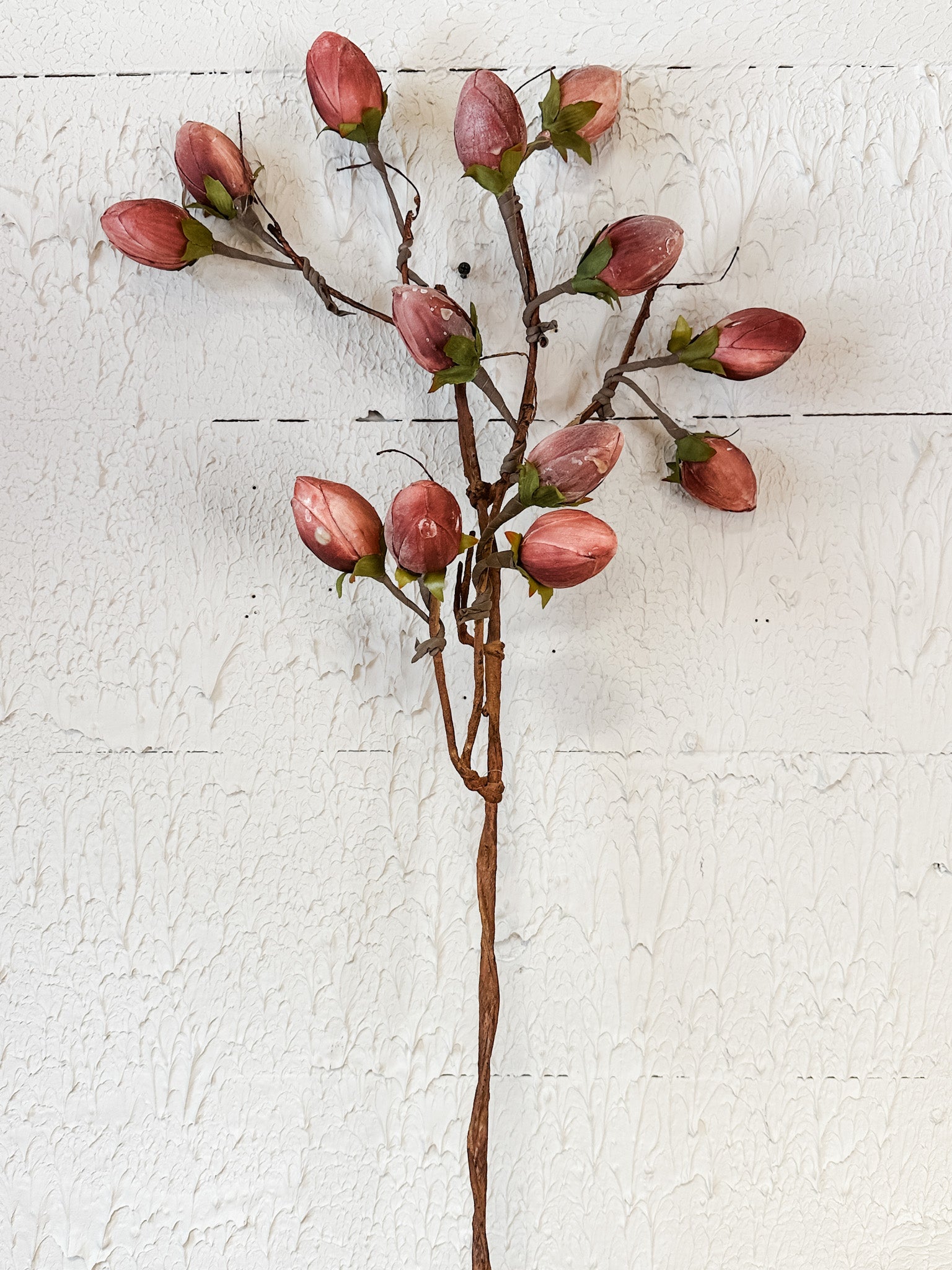 blush pink botanica faux foliage stem at the rustic barn in killingworth ct