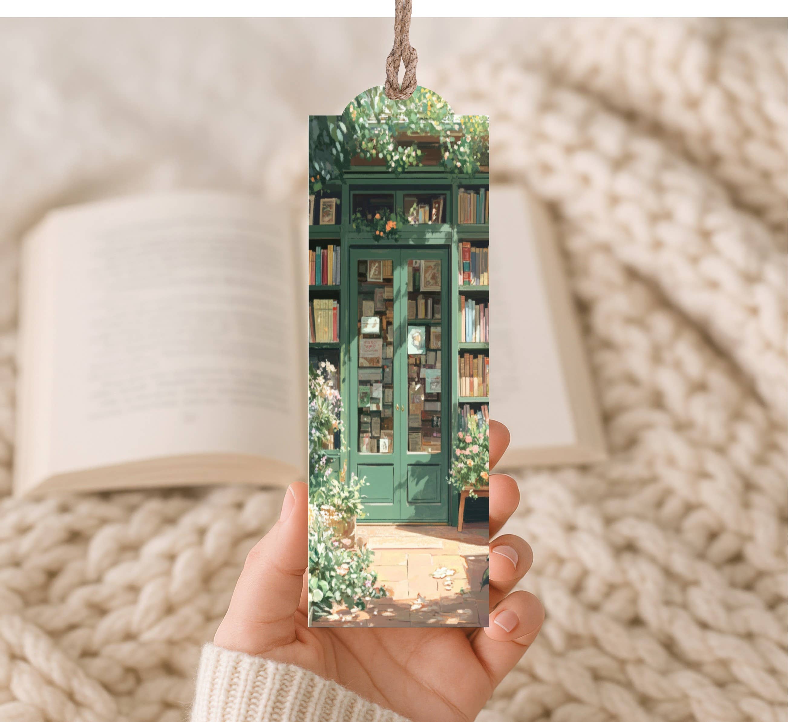 bookstore wood bookmark at the rustic barn in Killingworth ct