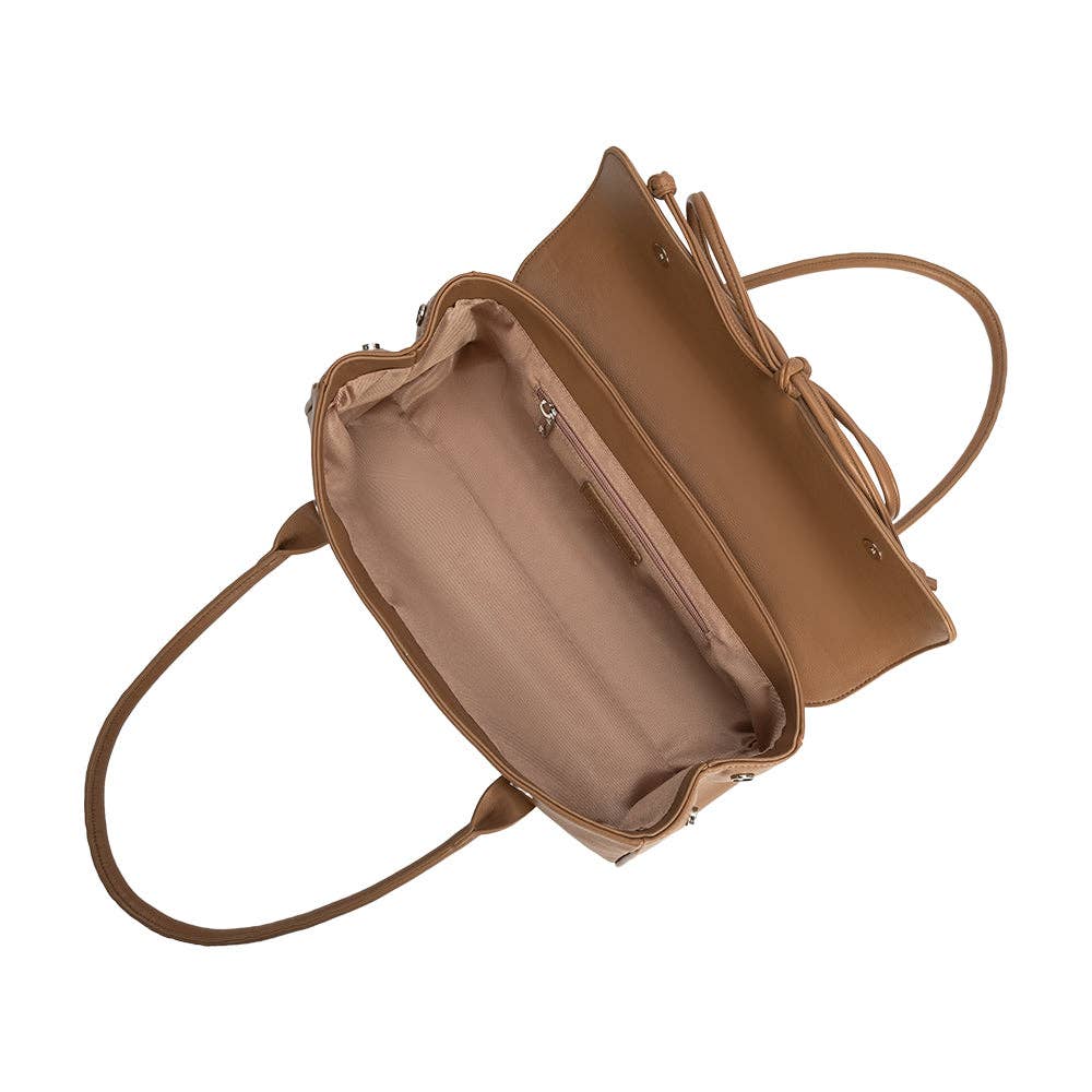 Bowie Recycled Vegan Leather Shoulder Bag at the Rustic Barn in Killingworth, CT