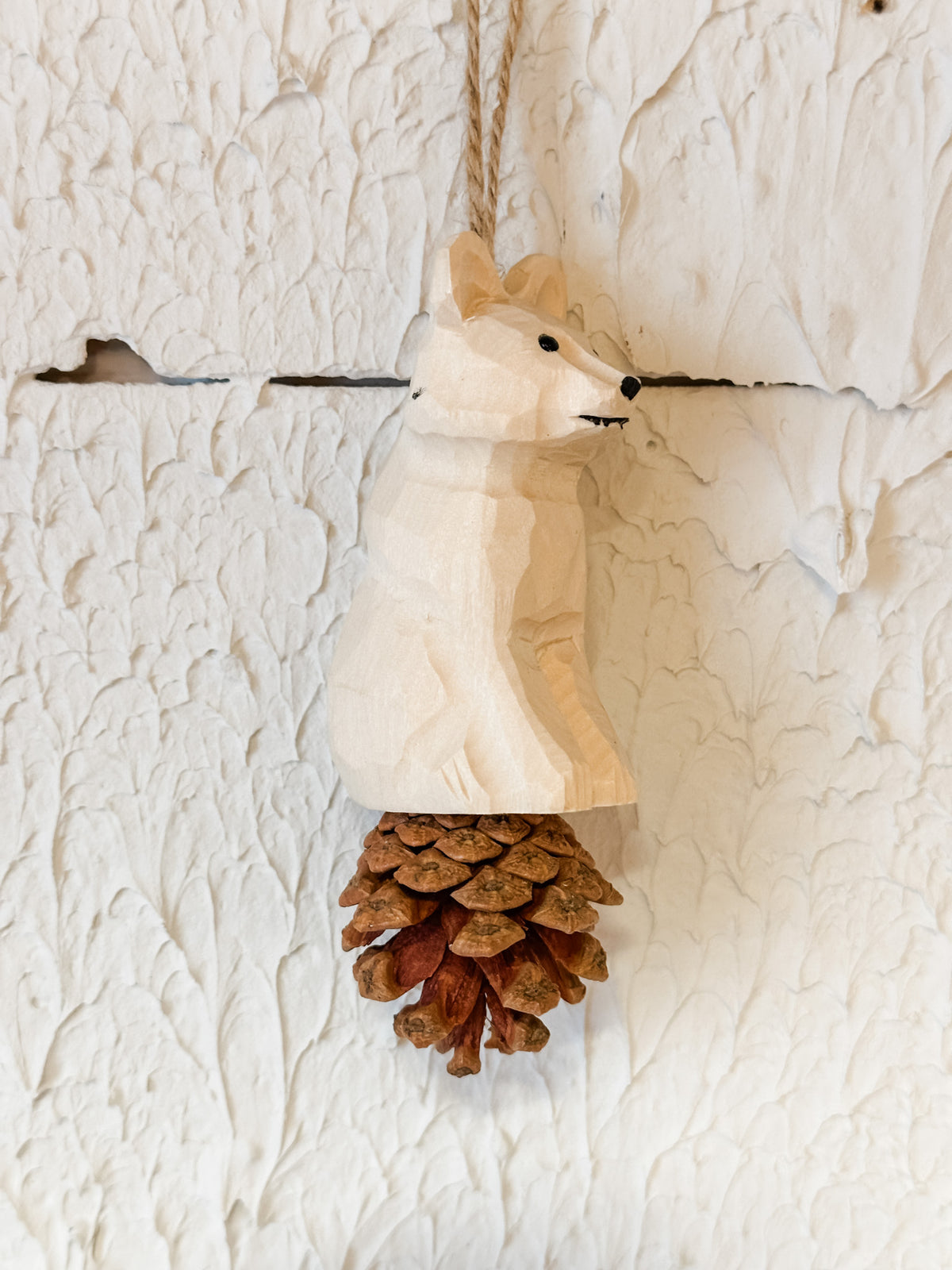 carved wood animal ornaments at the rustic barn in killingworth ct