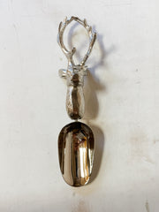 cast aluminum and stainless steel scoop with deer head shaped handle at The Rustic Barn in Killingworth CT