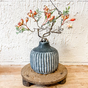 Chunky Charcoal Vase