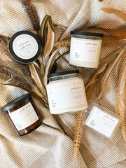 cinnamon apple and cedar hand-poured fall soy candles at The Rustic Barn in Killingworth CT