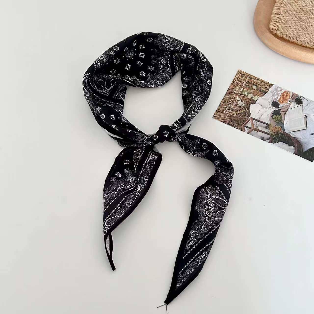 paisley print women's bandana at the rustic barn in Killingworth ct