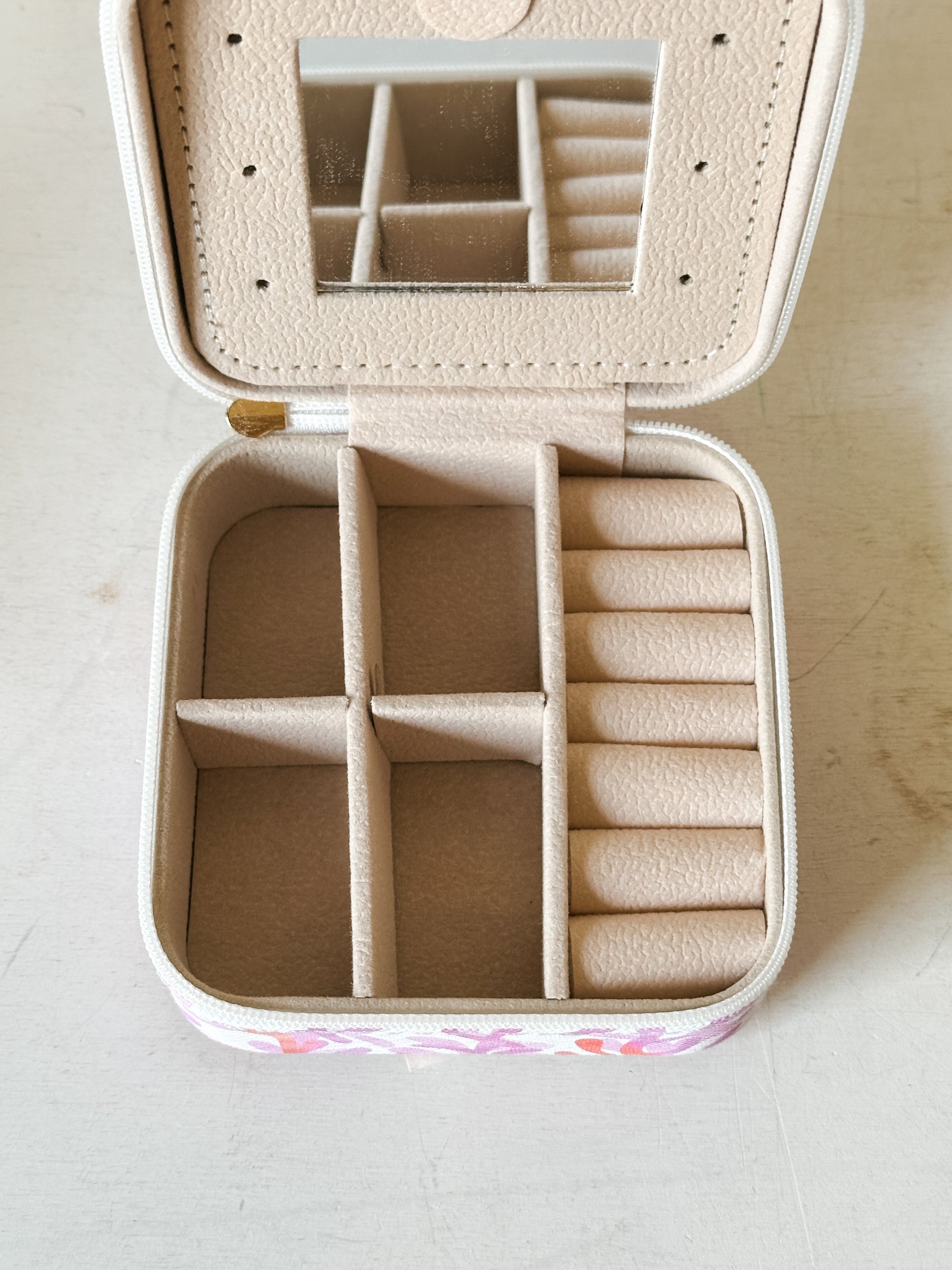 Compact Travel Jewlery Case with Mirror  at the Rustic Barn in Killingworth, CT