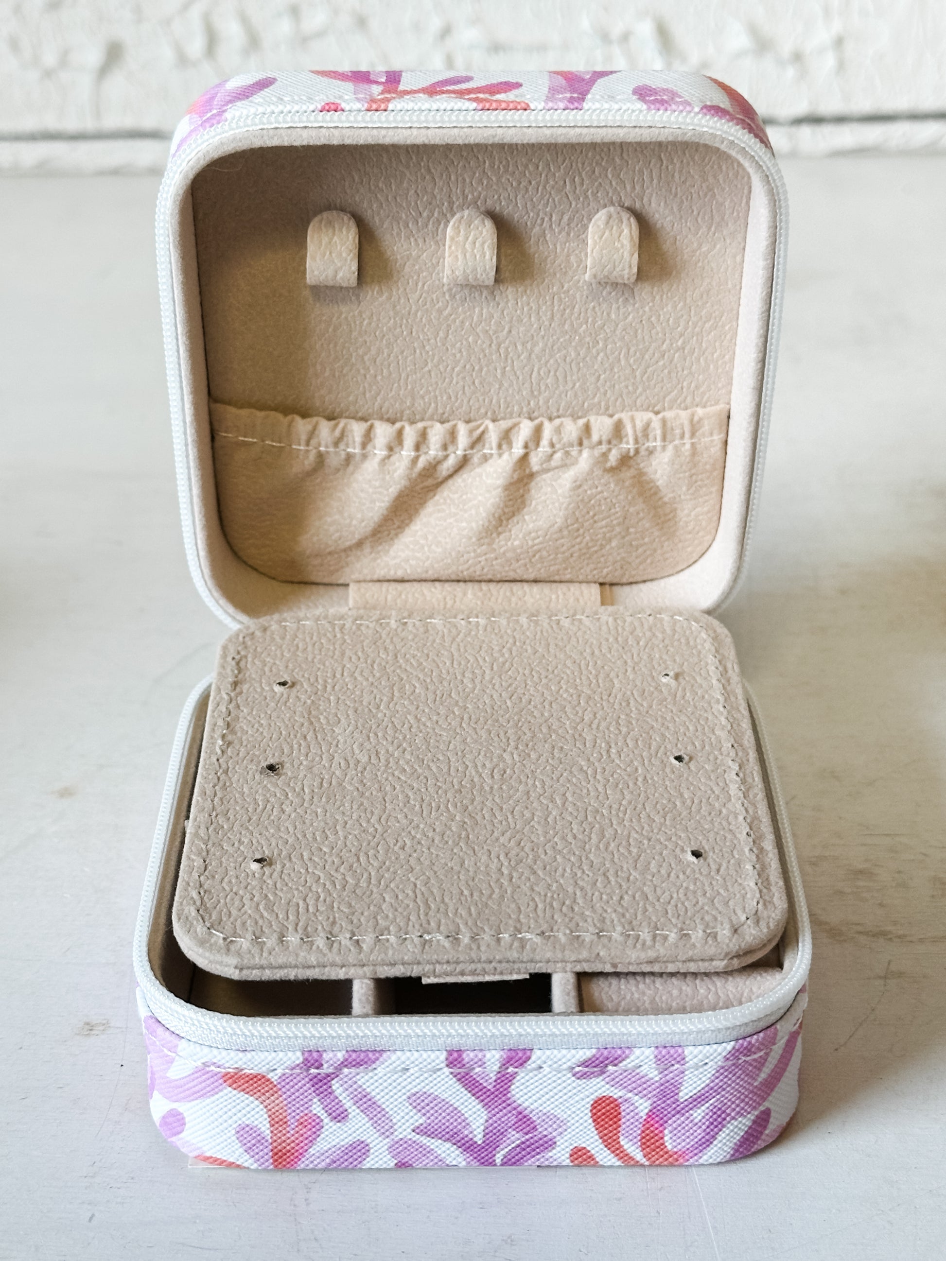 Compact Travel Jewlery Case with Mirror  at the Rustic Barn in Killingworth, CT