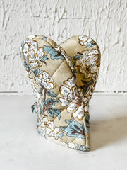 Cotton Artisanal Block Print Oven Mitt at the Rustic Barn in Killingworth, CT