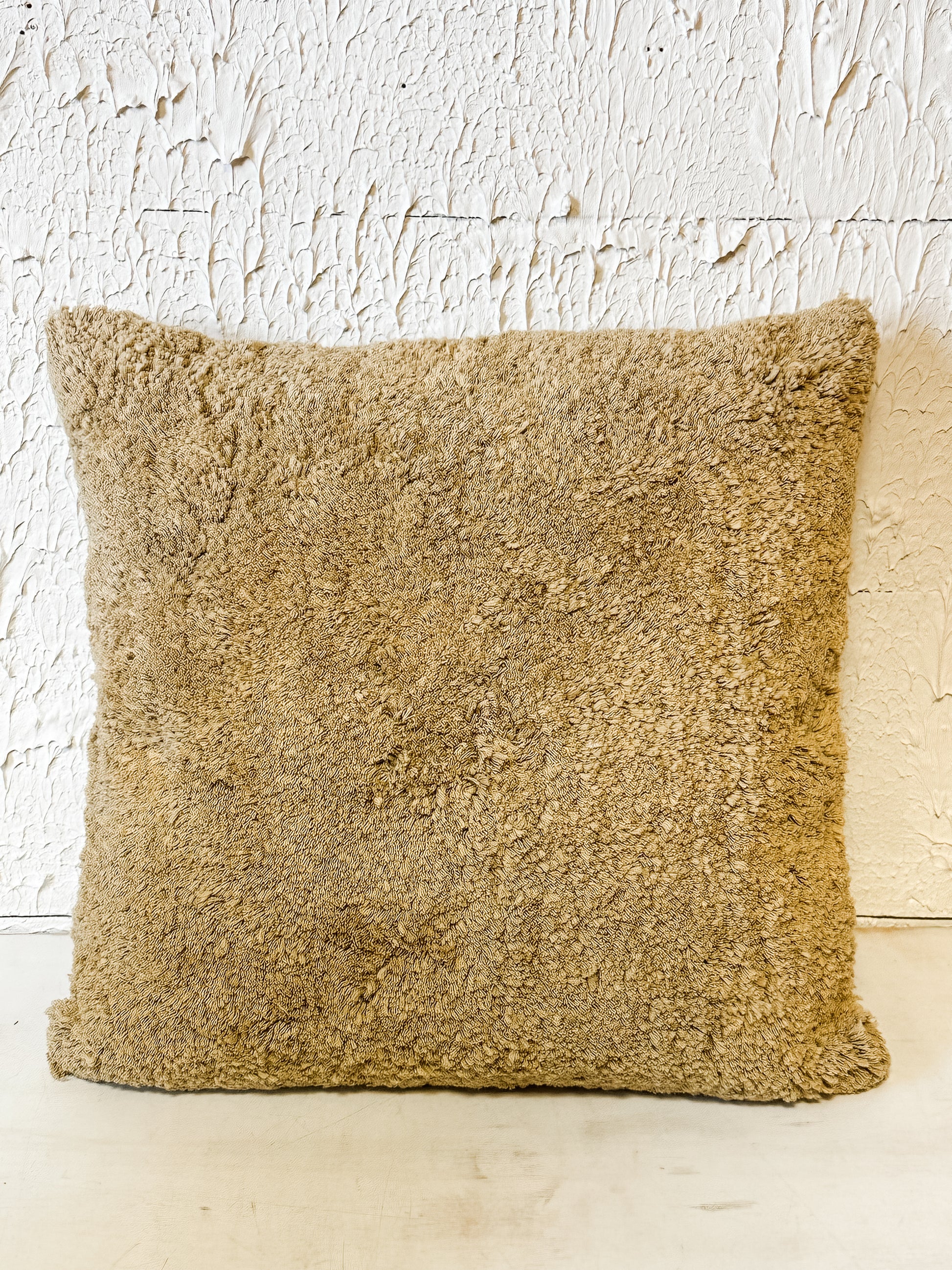 cotton square tufted pillow at The Rustic Barn in Killingworth, CT