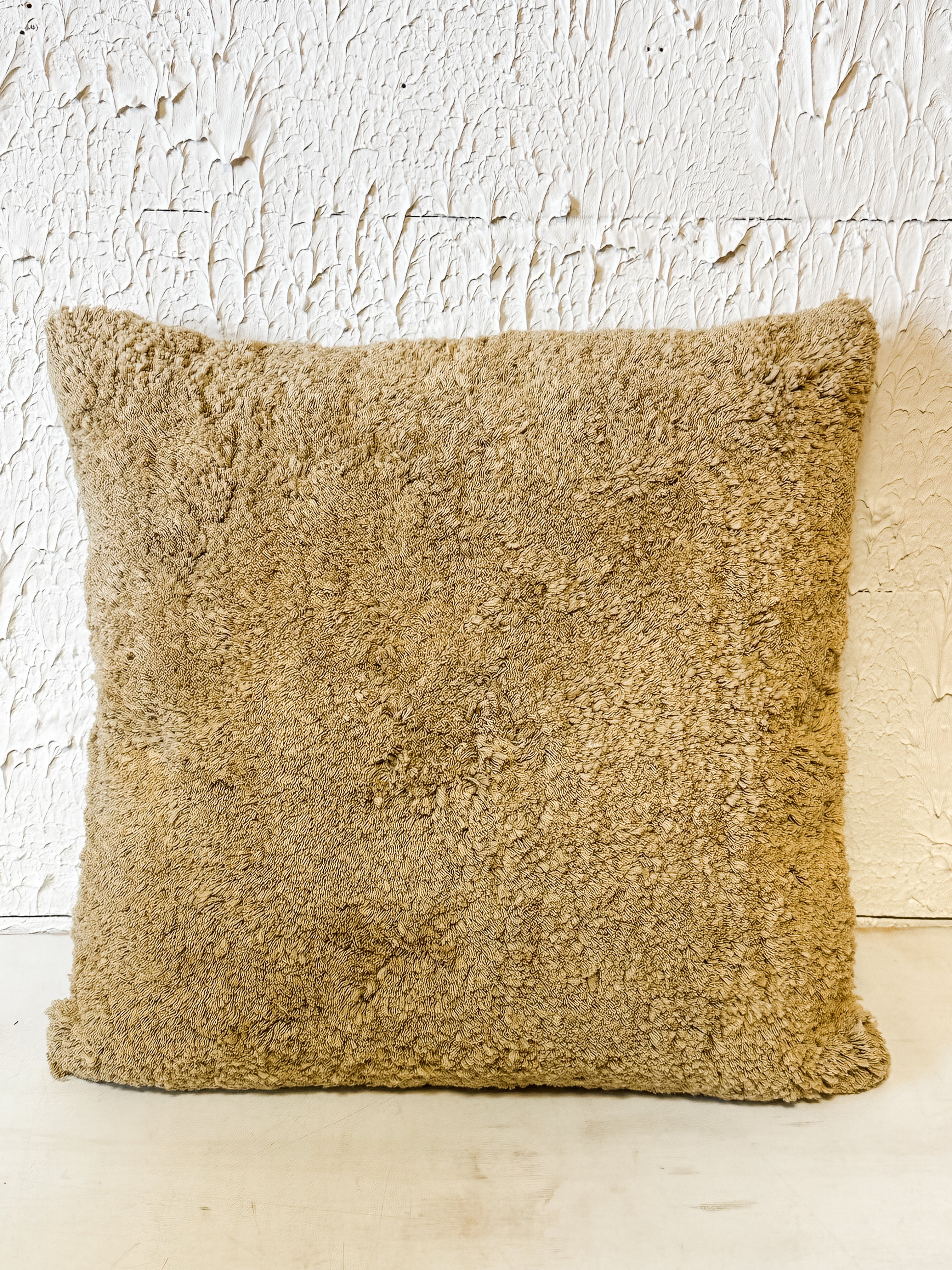 cotton square tufted pillow at The Rustic Barn in Killingworth, CT