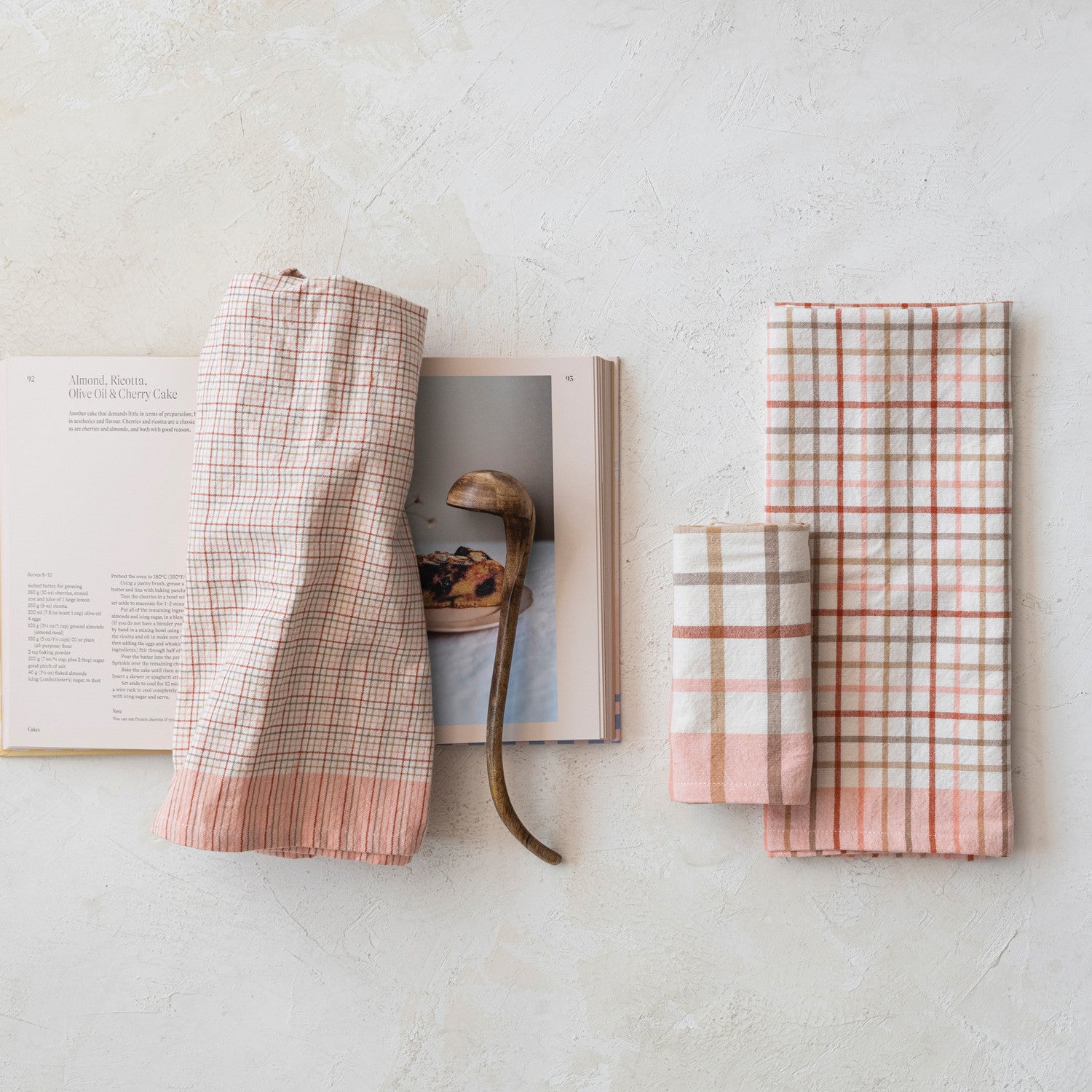 Cotton Multi Plaid Tea Towels