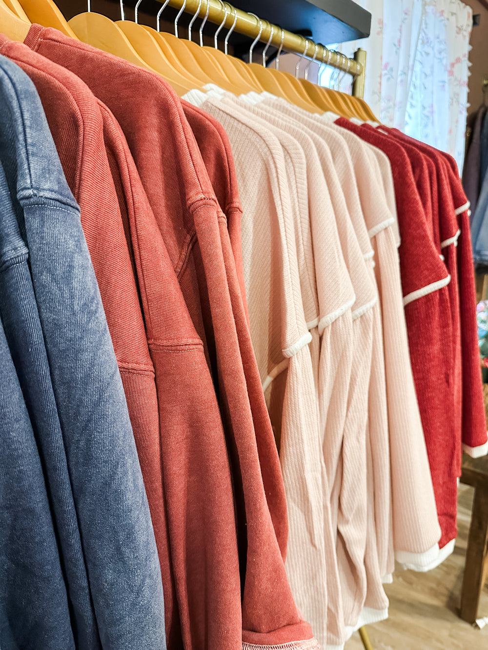 cozy soft trending winter boutique clothing at The Rustic Barn in Killingworth, CT