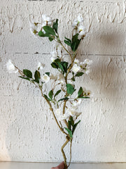 cream cherry blossom spray at the Rustic Barn in Killingworth CT