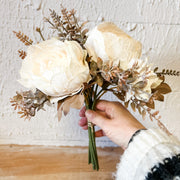 Dried Peony Bush, 3 Colors