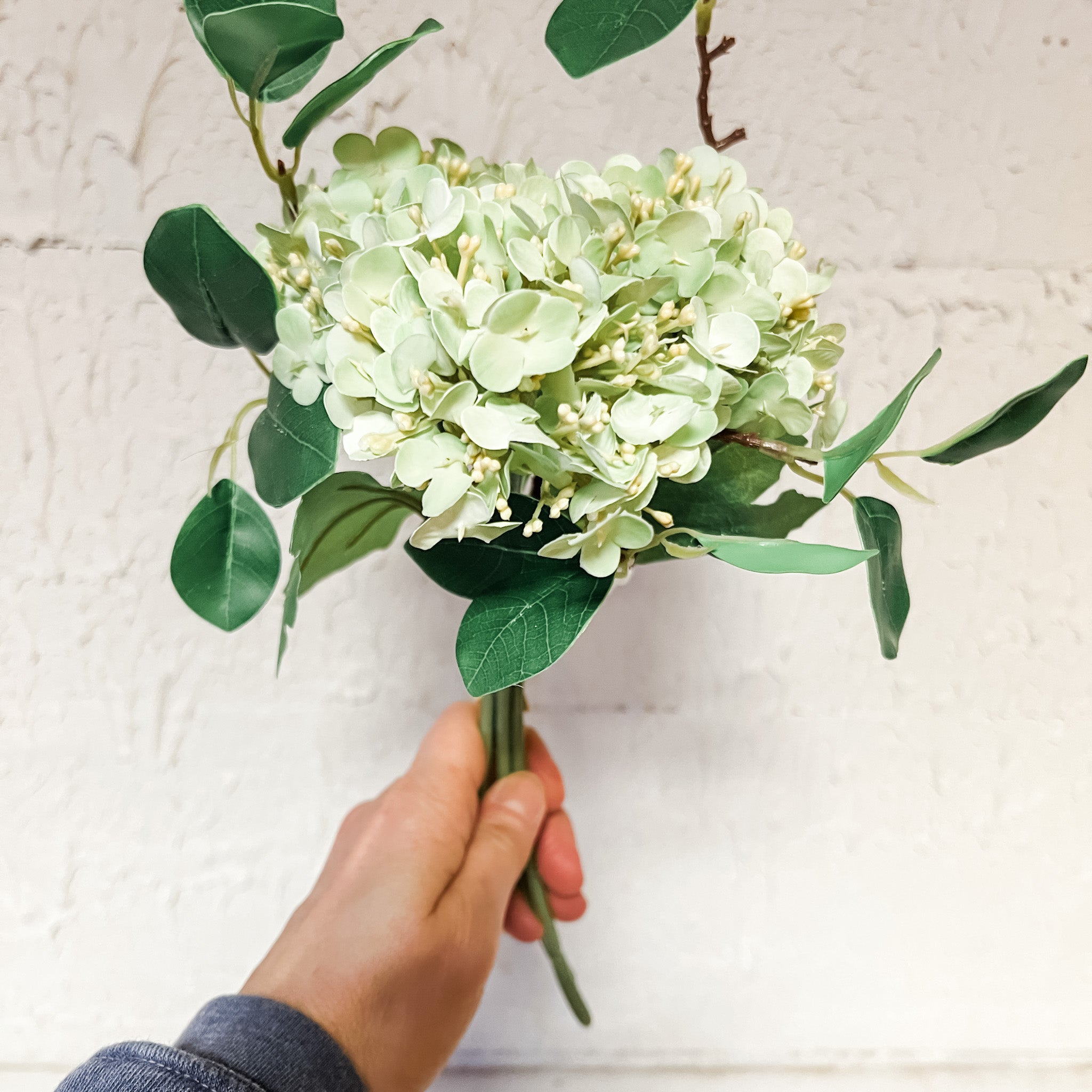 light green spring faux viburnum bundle at the rustic barn in killingworth ct