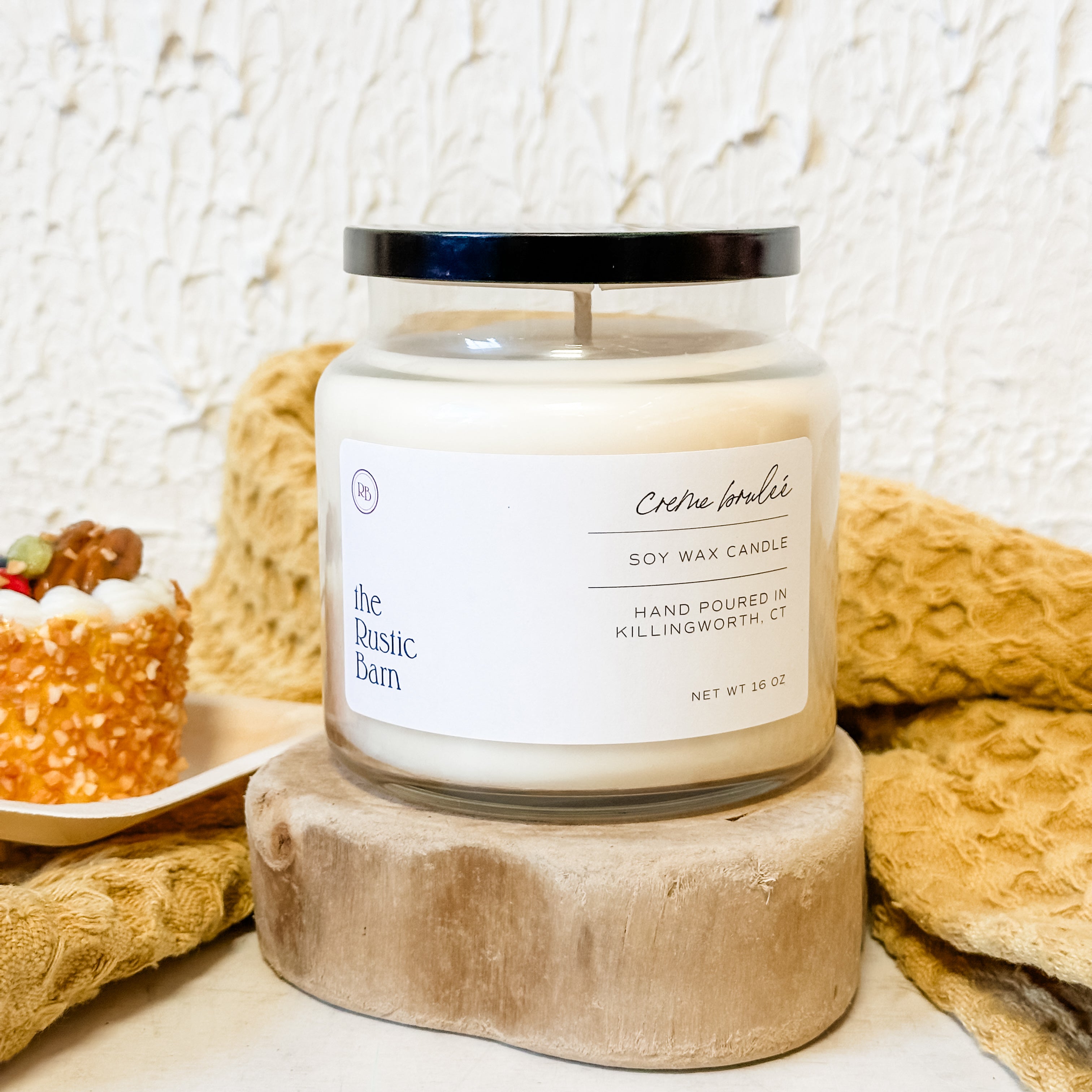 Creme Brulee Hand Poured Soy Candle