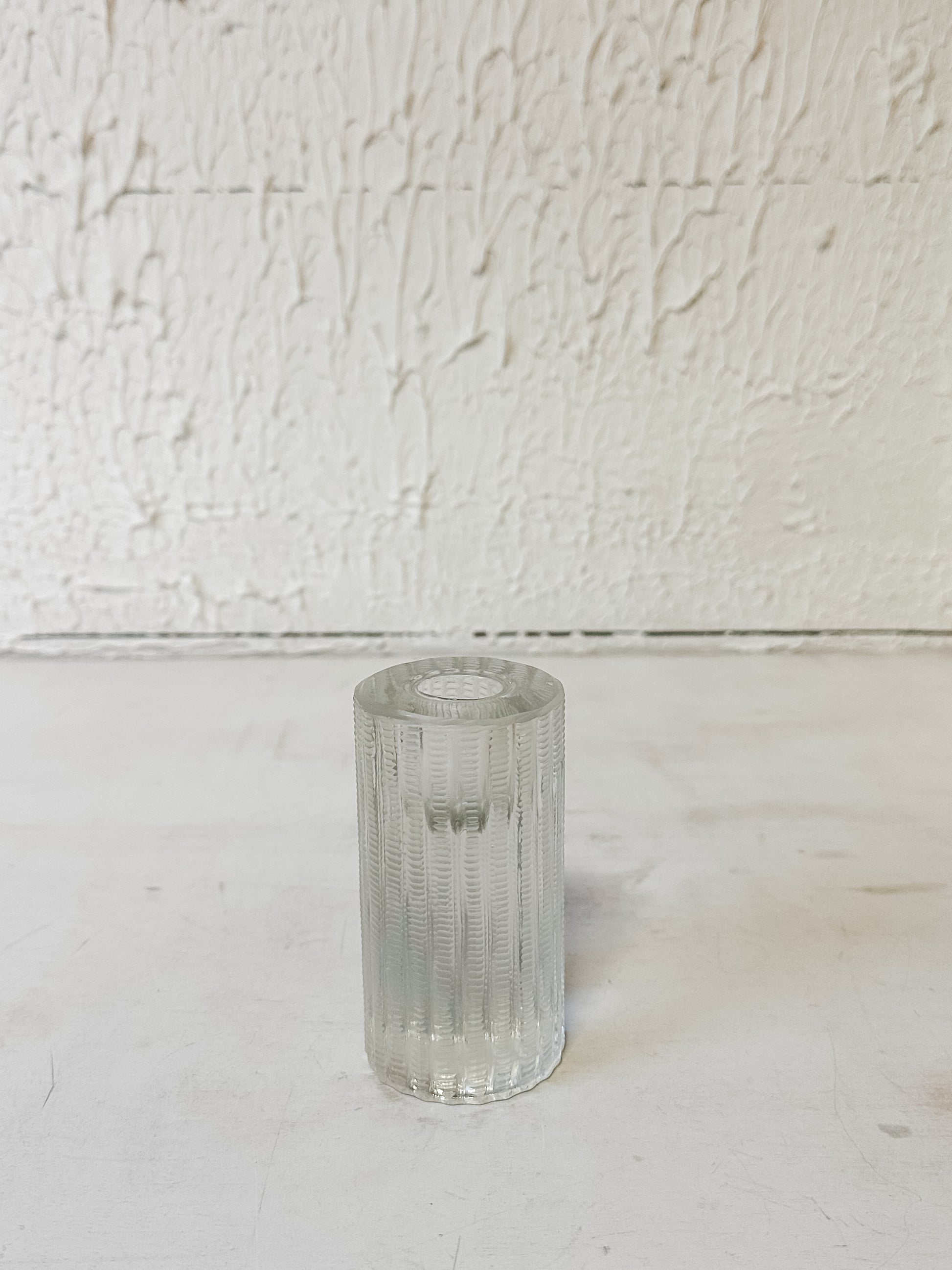 cut glass taper holder at the Rustic Barn in Killingworth CT