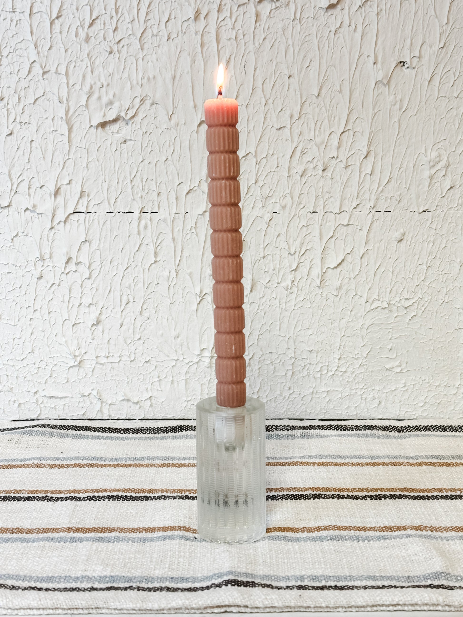 cut glass taper holder at the Rustic Barn in Killingworth CT