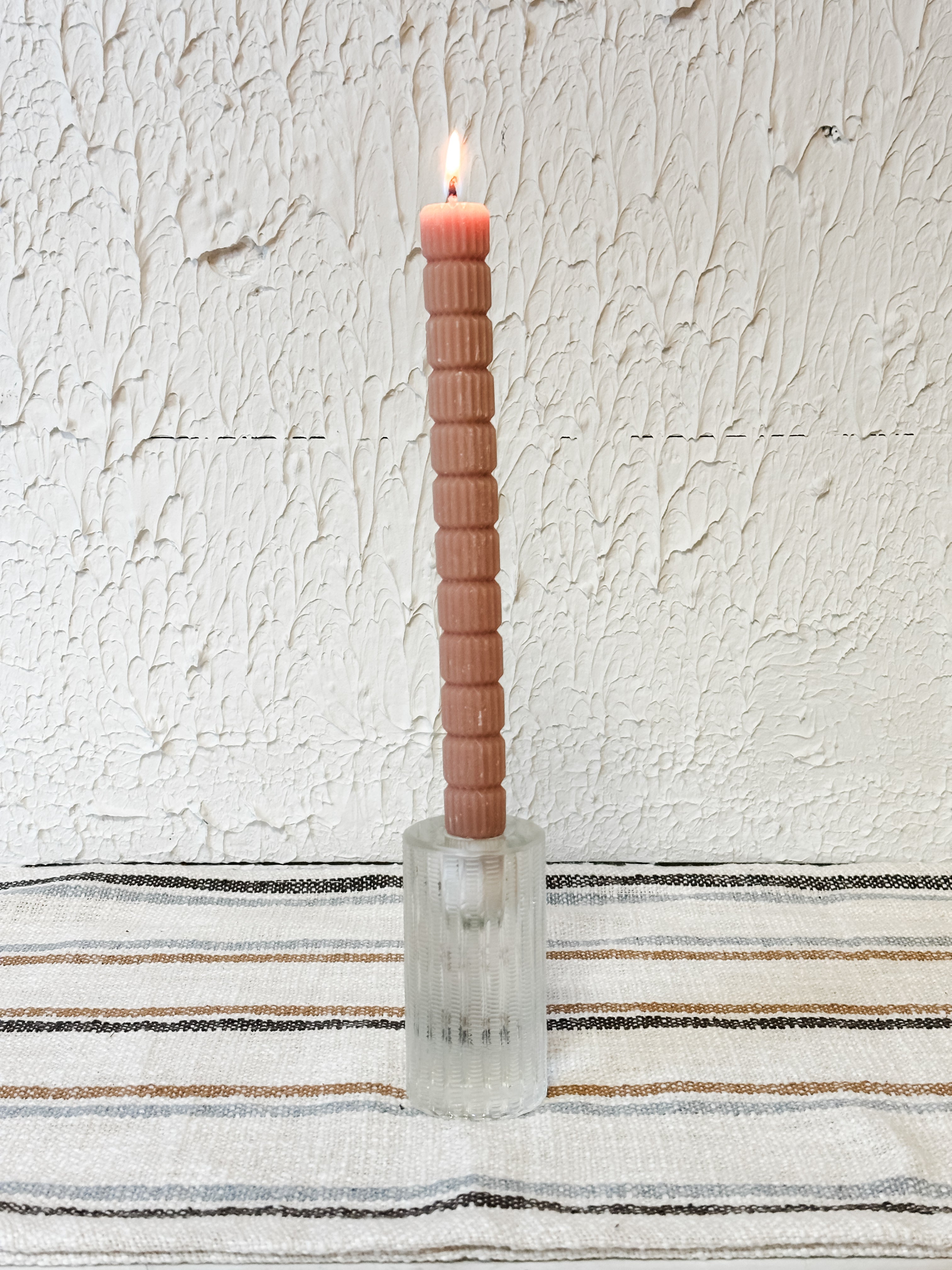 cut glass taper holder at the Rustic Barn in Killingworth CT