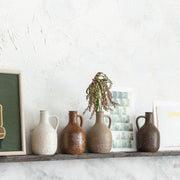 Stoneware Jug Vases, 4 Colors