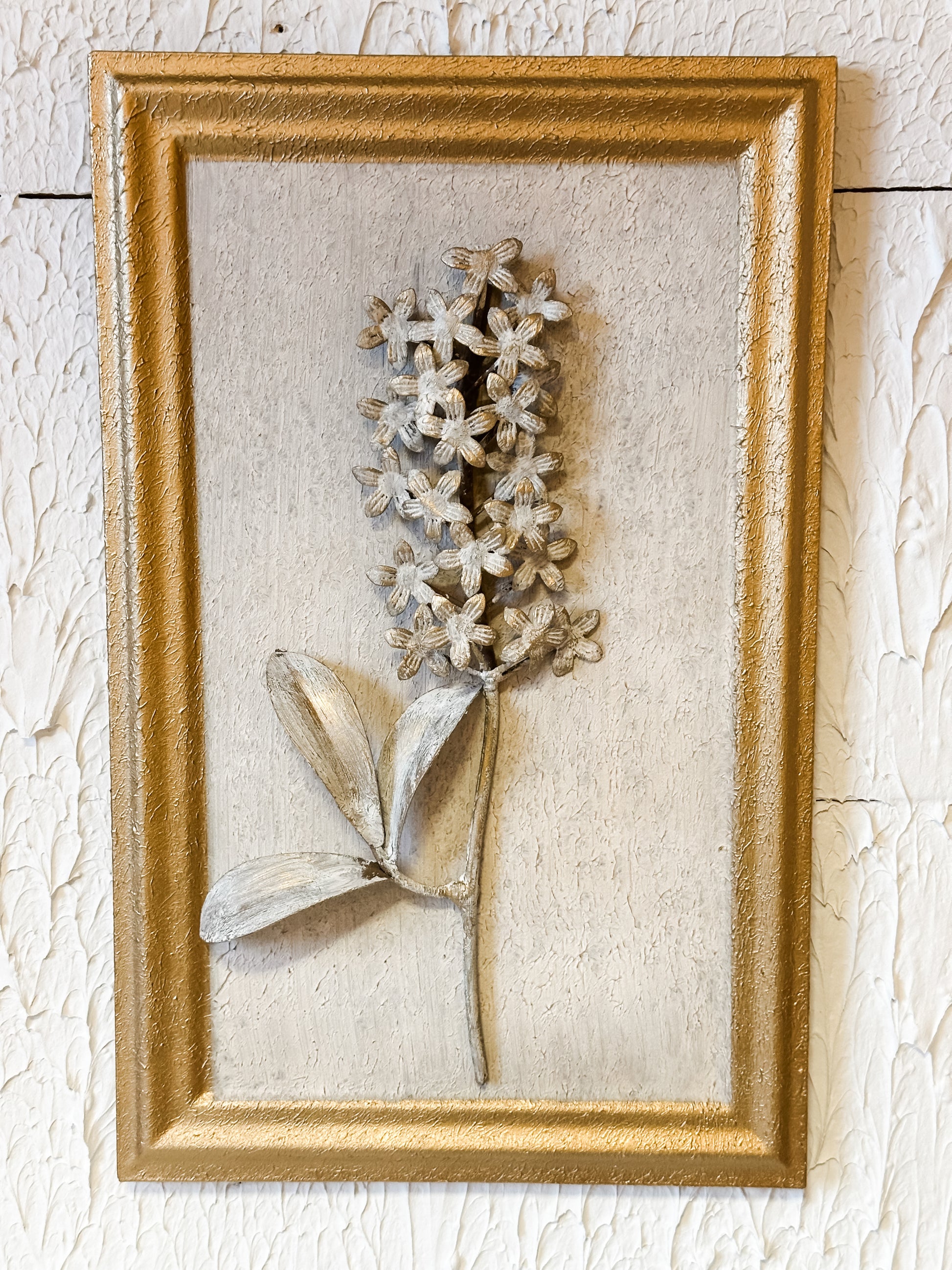 dimensional framed botanical wall decor at The Rustic Barn in Killingworth, CT